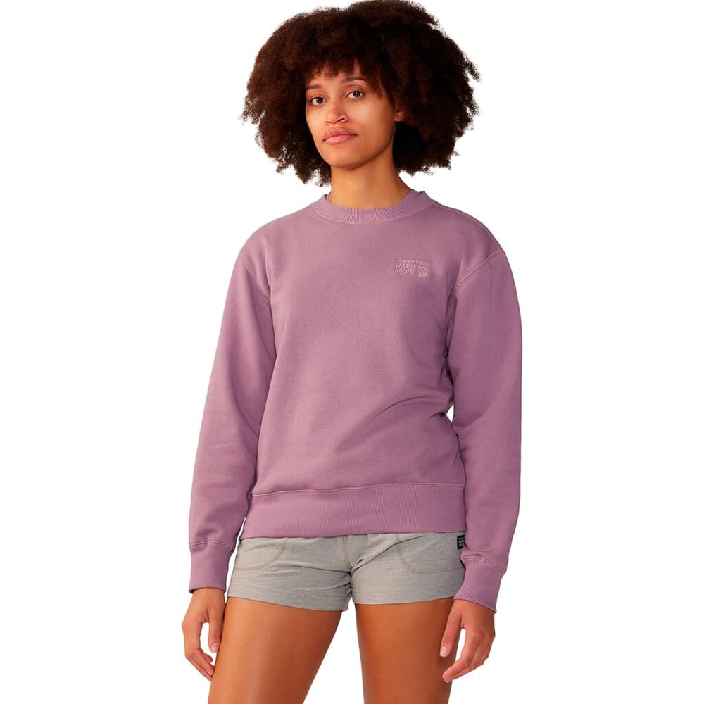 W MHW Logo Pullover Crew Pull-over MOUNTAIN HARDWEAR 474122900291 Taille XS Couleur lilas Photo no. 1
