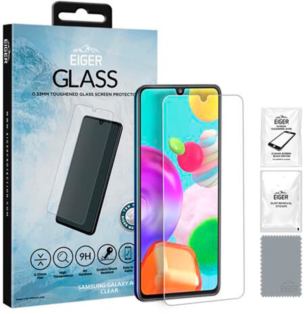 Galaxy A41 Display-Glas Protection d’écran pour smartphone Eiger 798667300000 Photo no. 1