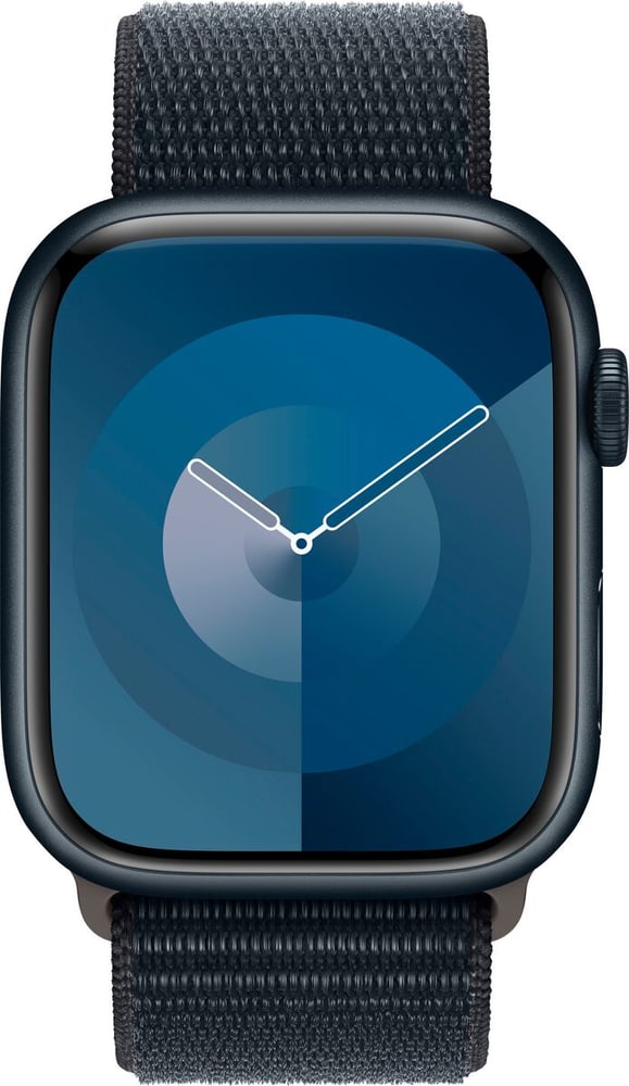 Watch Series 9 GPS 45mm Midnight Aluminium Case with Midnight Sport Loop Smartwatch Apple 785302407465 Bild Nr. 1