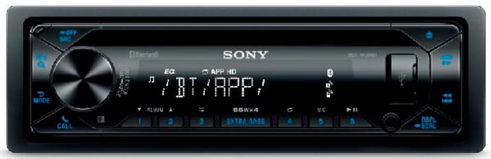 Cd-mp3-tuner Schwarz Autoradio Sony 621179100000 N. figura 1