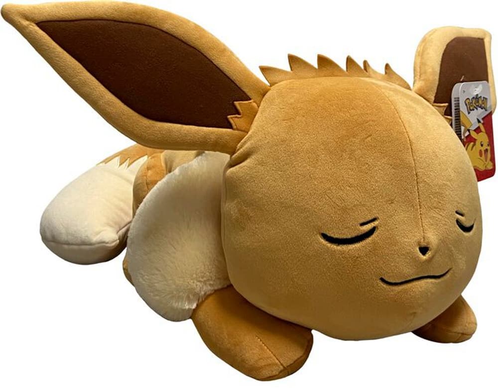 Pokémon: Evoli schlafend Plüsch [45 cm] Plüsch Jazwares 785302408486 Bild Nr. 1