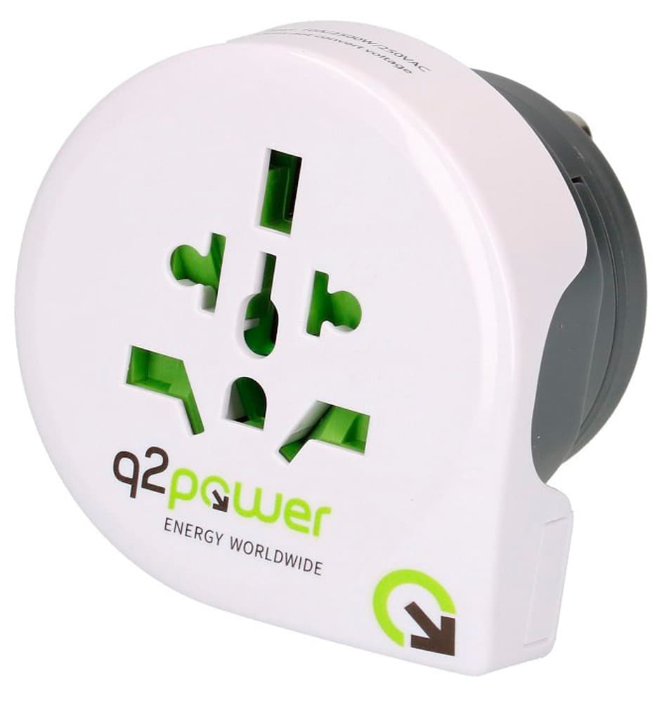 Q2 Power adattatore mondo India Adattatore da viaggio q2power 612176800000 N. figura 1