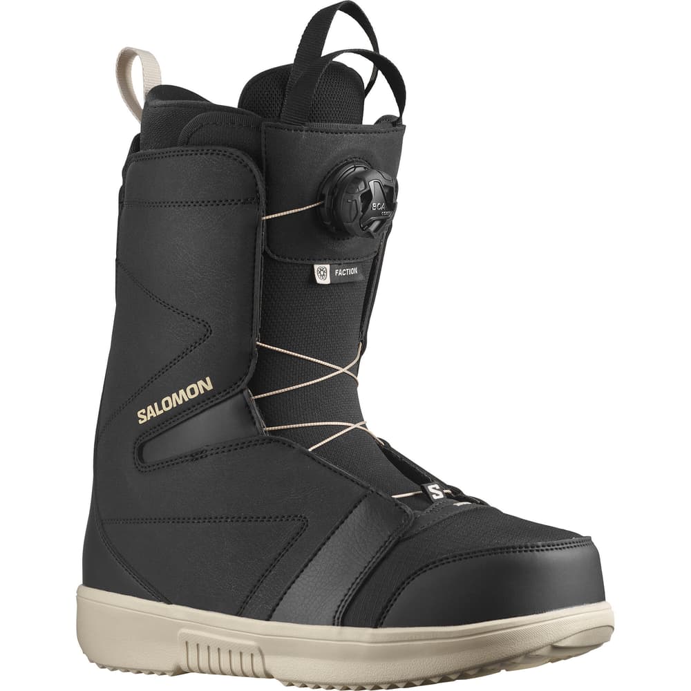 Faction BOA Chaussures de snowboard Salomon 495546928520 Taille 28.5 Couleur noir Photo no. 1