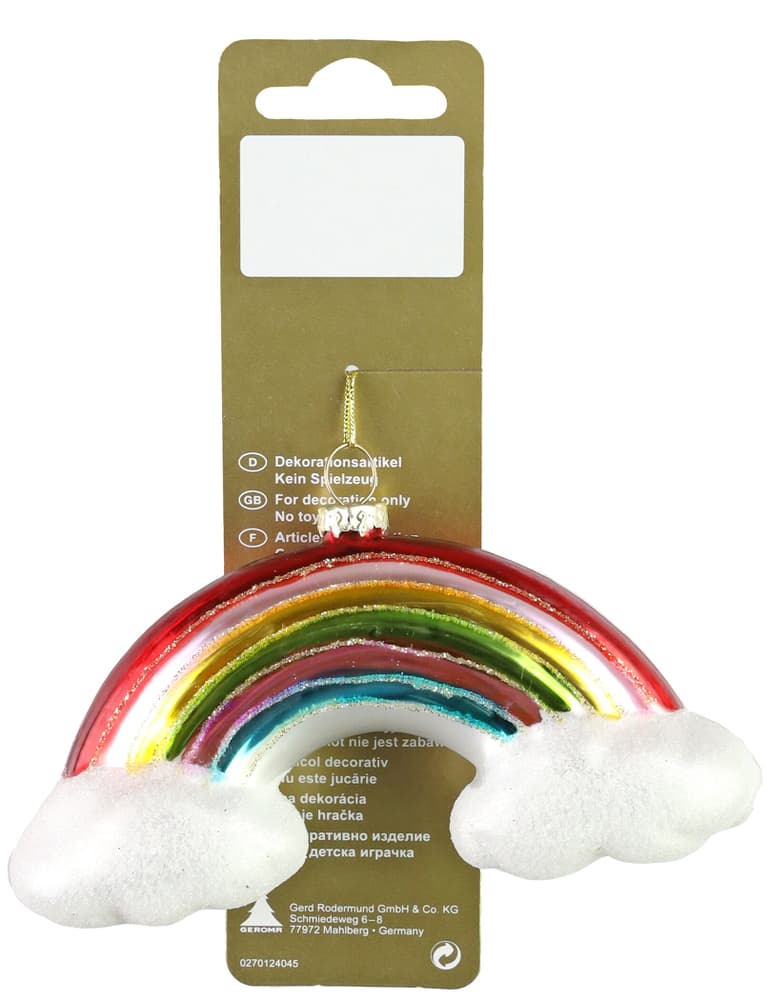 Regenbogen, bunt Baumschmuck Geroma 655177800000 Bild Nr. 1