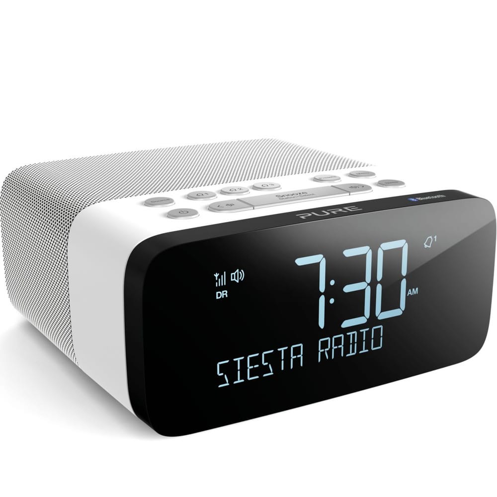 Pure Siesta Rise S - Weiss Radiowecker - kaufen bei melectronics.ch