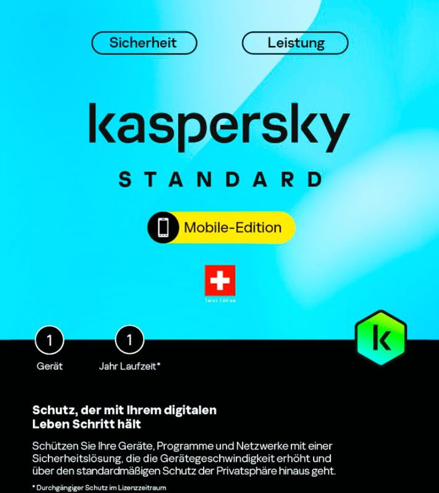 Mobile (1 Device) (D/F/I) [PC/Mac/Android/iOS] Antivirus (boîte) Kaspersky 785302424309 Photo no. 1