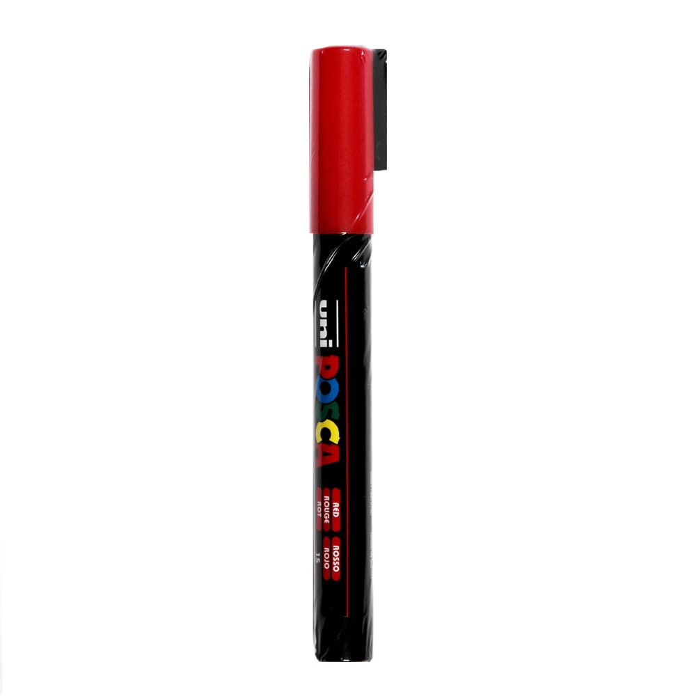 Posca 0.9 1.3mm Des crayons Pebeo 663709400000 Couleur Rouge Dimensions H: 1.0 cm Photo no. 1