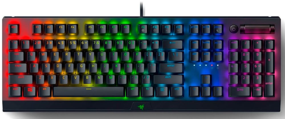 Black Widow V3 - Green Switch, CH-Layout Gaming Tastatur Razer 785300156748 Bild Nr. 1