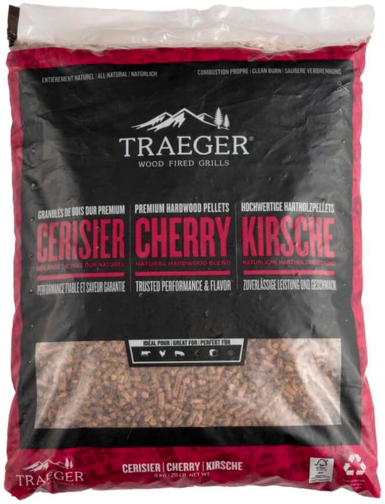 Grillpellets Cherry Pellets 9 kg Grillpellets Traeger 669700119505 Bild Nr. 1