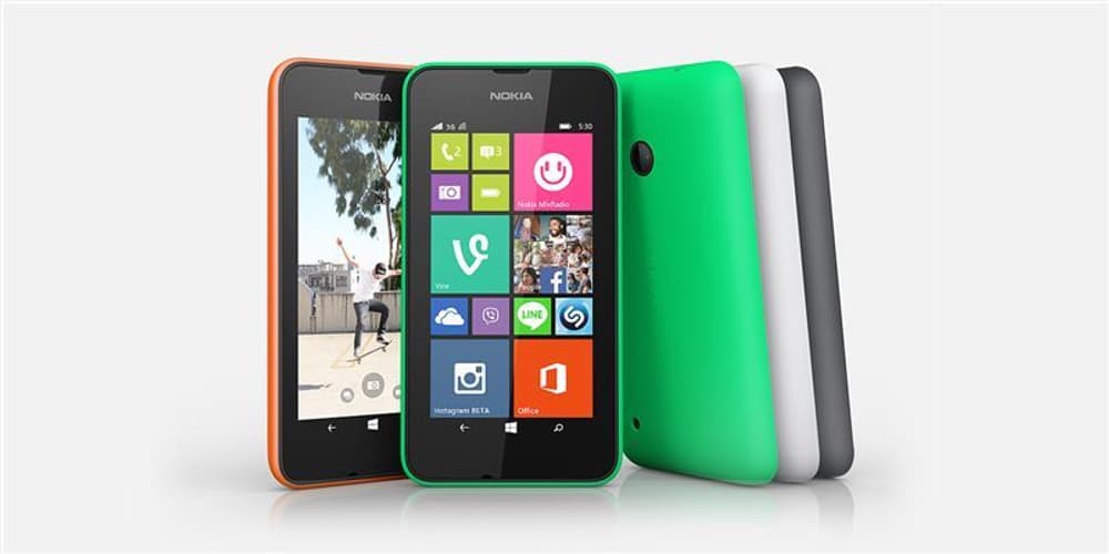 Nokia Lumia 530 DS 4GB vert Nokia 95110031622415 Photo n°. 1