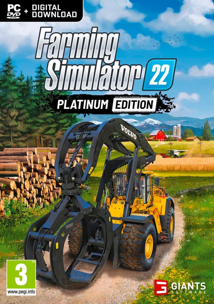 PC - Farming Simulator 22 - Platinum Edition (F/I) Jeu vidéo (boîte) 785302422149 Photo no. 1