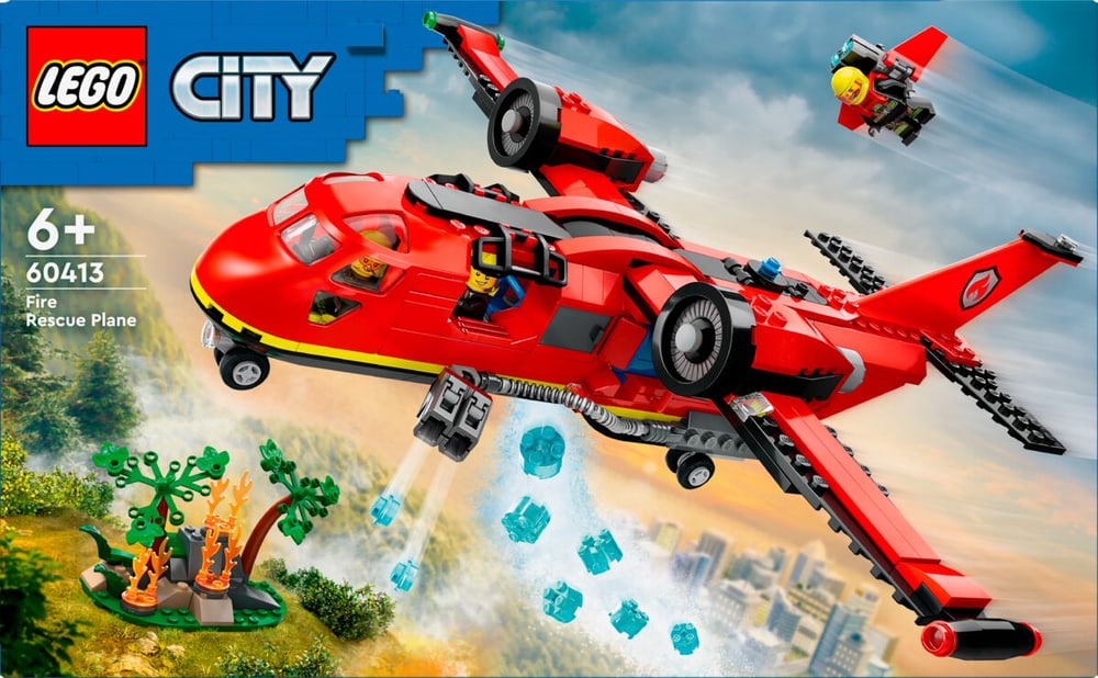 City 60413 L’avion de sauvetage des pompiers LEGO® 741910700000 Photo no. 1