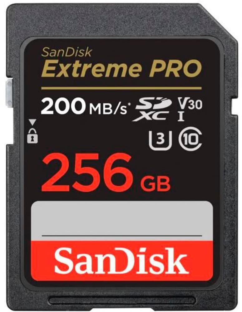 Extreme Pro 200Mo/s SDXC 256Go Carte mémoire SanDisk 785302422538 Photo no. 1