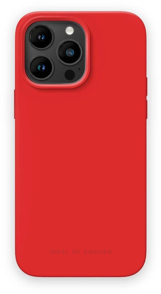 Silicone iPhone 14 Pro Max Red Smartphone Hülle iDeal of Sweden 785302436056 Bild Nr. 1