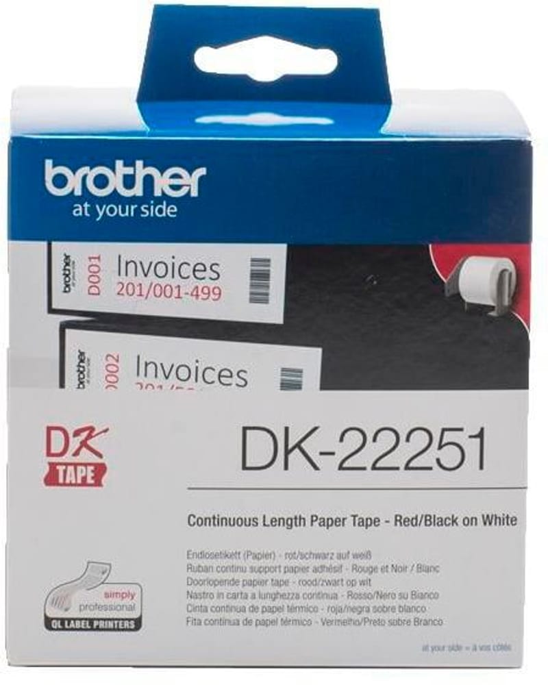 DK-22251 Thermo Direct 62 mm x 15.24 m Etiketten Brother 785302404226 Bild Nr. 1