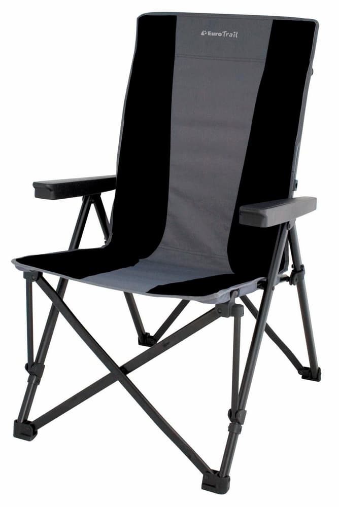 Chaise de camping Demu Gris/Noir Chaise de camping Eurotrail 785302441235 Photo no. 1