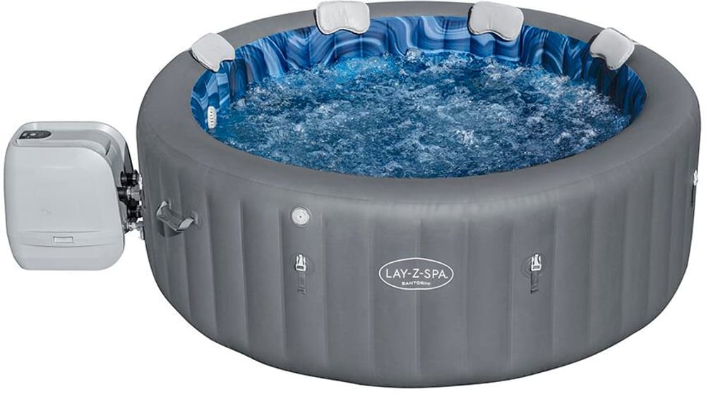 Bain à remous Santorini 216 x 80 cm Jacuzzi gonflable Bestway 647419500000 Photo no. 1