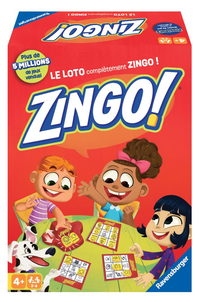 ZINGO! Giochi di società Ravensburger 749058600200 Colore neutro Lingua Francese N. figura 1