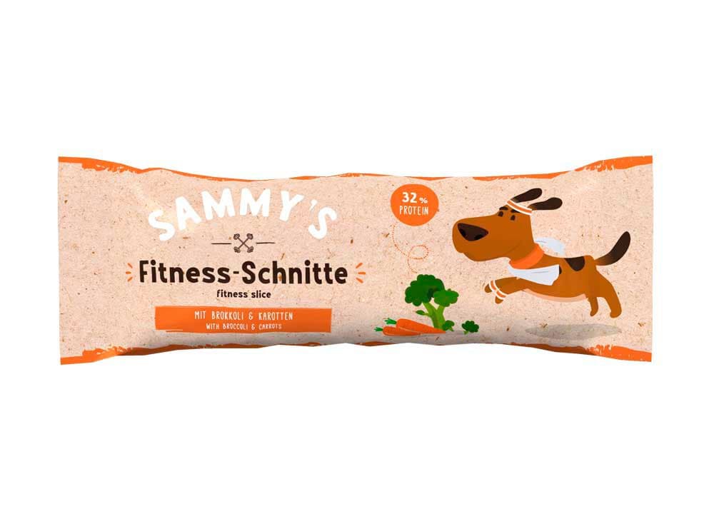 Fitness-Schnitte mit Brokkoli & Karotten, 0.025 kg Hundeleckerli Sammy's 658320900000 Bild Nr. 1