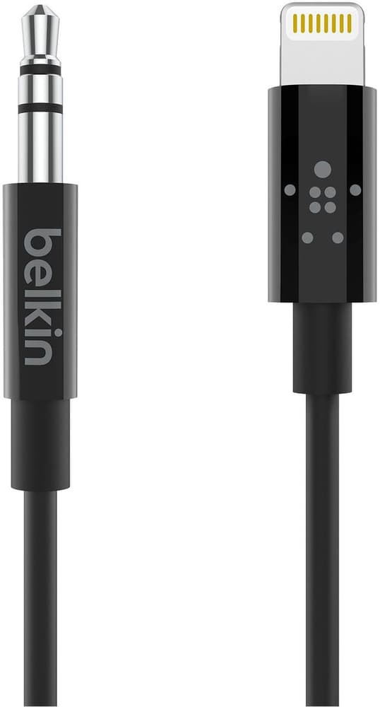 MIXIT Charge/Sync 3,5mm Audio - Lightning (1,8m) - Schwarz Audiokabel Belkin 785300150018 Bild Nr. 1