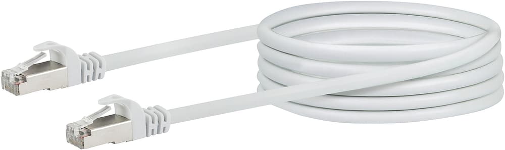 Cable de réseau Cat.6 S/FTP, 5m blanc Câble de réseau Schwaiger 613187800000 Photo no. 1