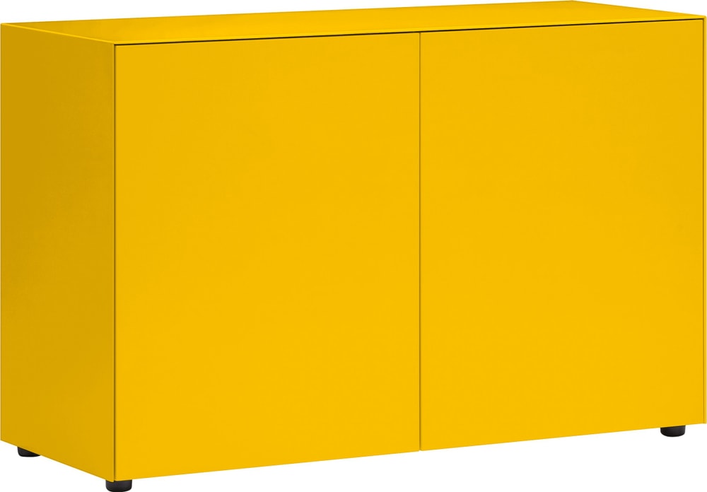LUX Sideboard LUX Sideboard 400840600050 Grösse B: 120.0 cm x T: 46.0 cm x H: 74.5 cm Farbe Gelb Bild Nr. 1
