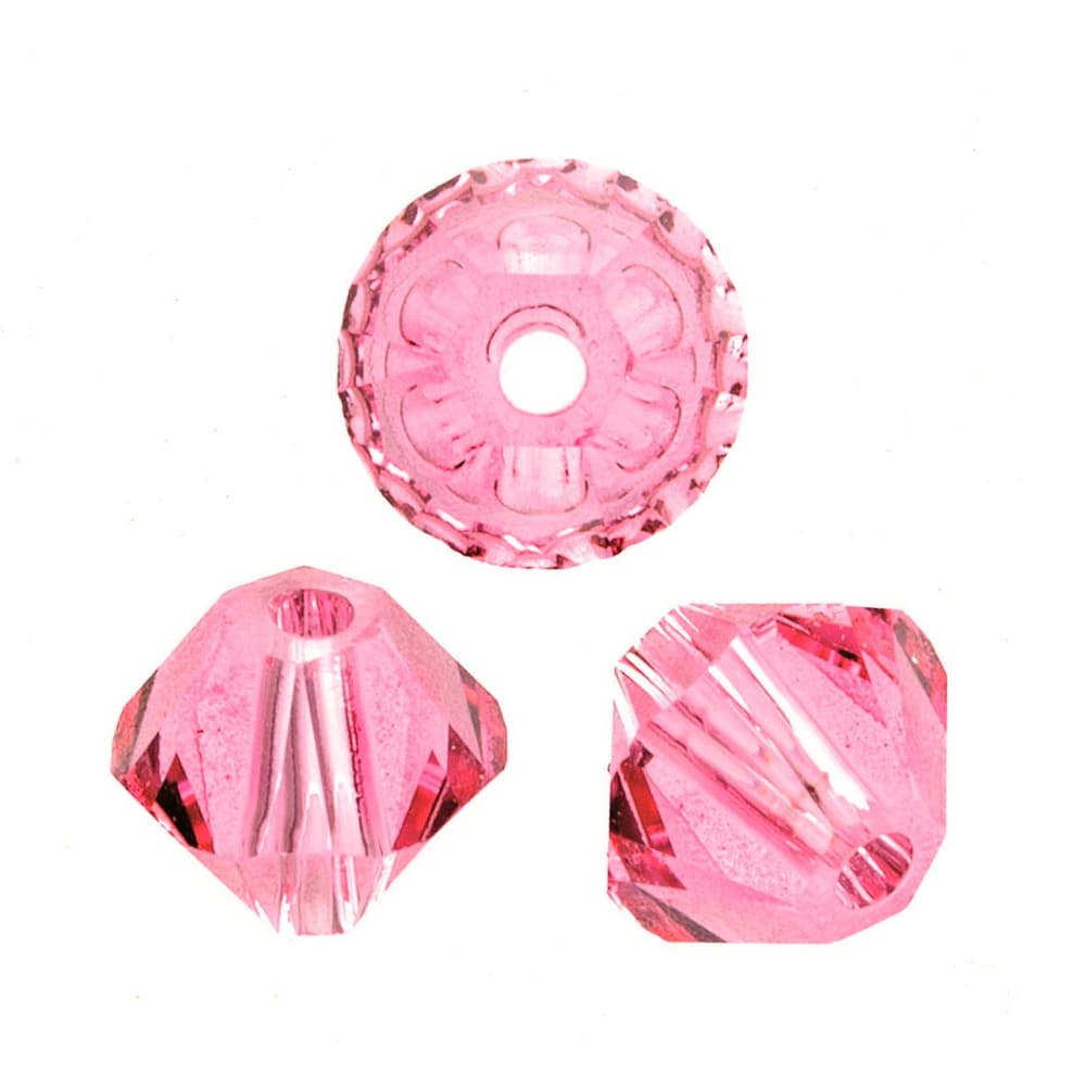 Perline di vetro af. Swarovski 4mm 25pz rosa Perline artigianali 608139000000 N. figura 1