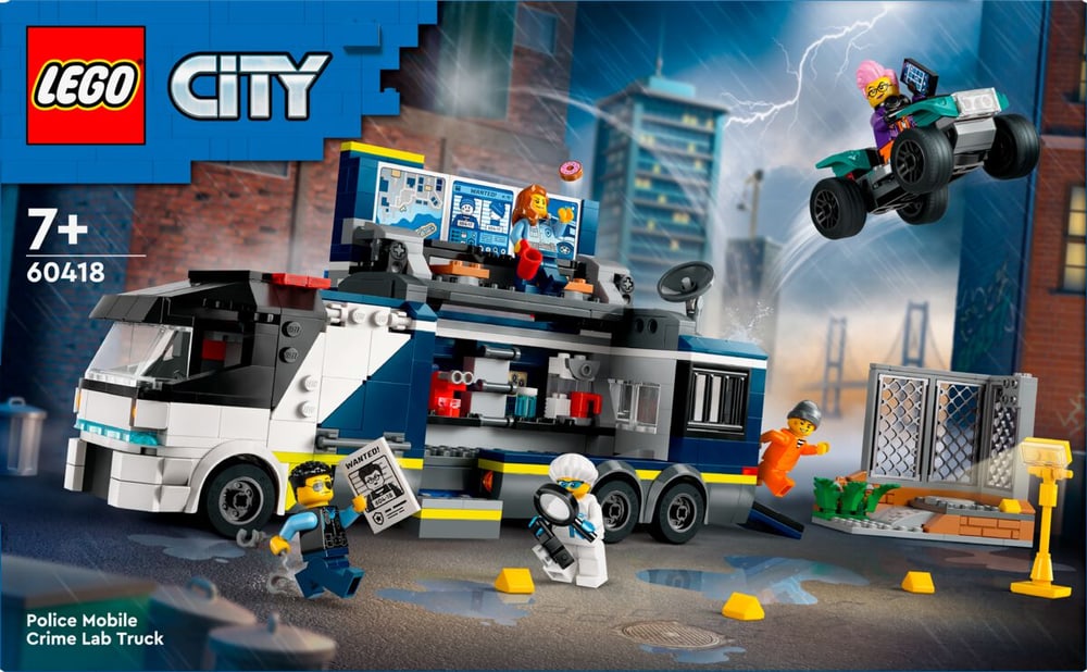 City 60418 Camion laboratorio mobile della polizia LEGO® 741911400000 N. figura 1