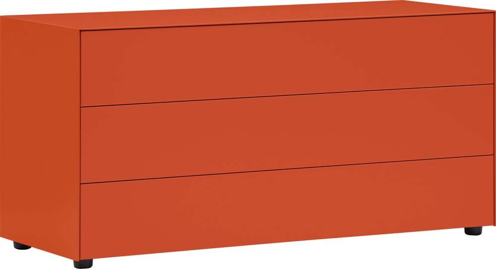 LUX Kommode 400840300057 Grösse B: 120.0 cm x T: 46.0 cm x H: 56.0 cm Farbe Orange Bild Nr. 1