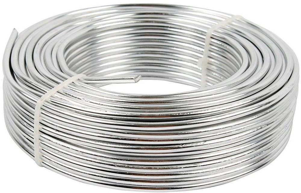 Filo di alluminio 29 m argento Filo di ferro per legare Creativ Company 785302426681 N. figura 1