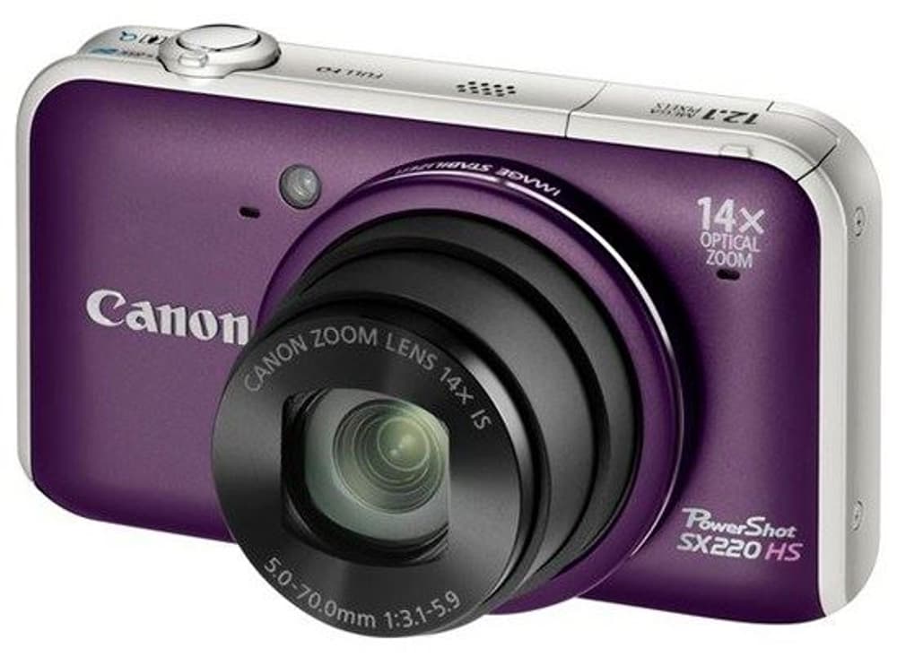 Canon Powershot SX220 HS violet Appareil 95110002646513 Photo n°. 1