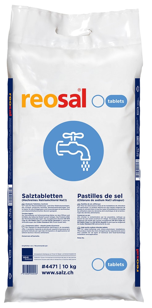 Reosal pastilles 10 kg Sel régénérant TAUFIX® 621019600000 Photo no. 1