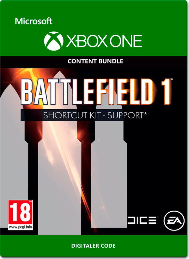 Xbox One - Battlefield 1: Shortcut Kit: Support Bundle Jeu vidéo (téléchargement) 785300138672 Photo no. 1