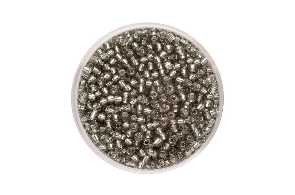 Perle di rocailles argentato 2,6mm, 17 gr, grigio Perline artigianali 608134900000 N. figura 1