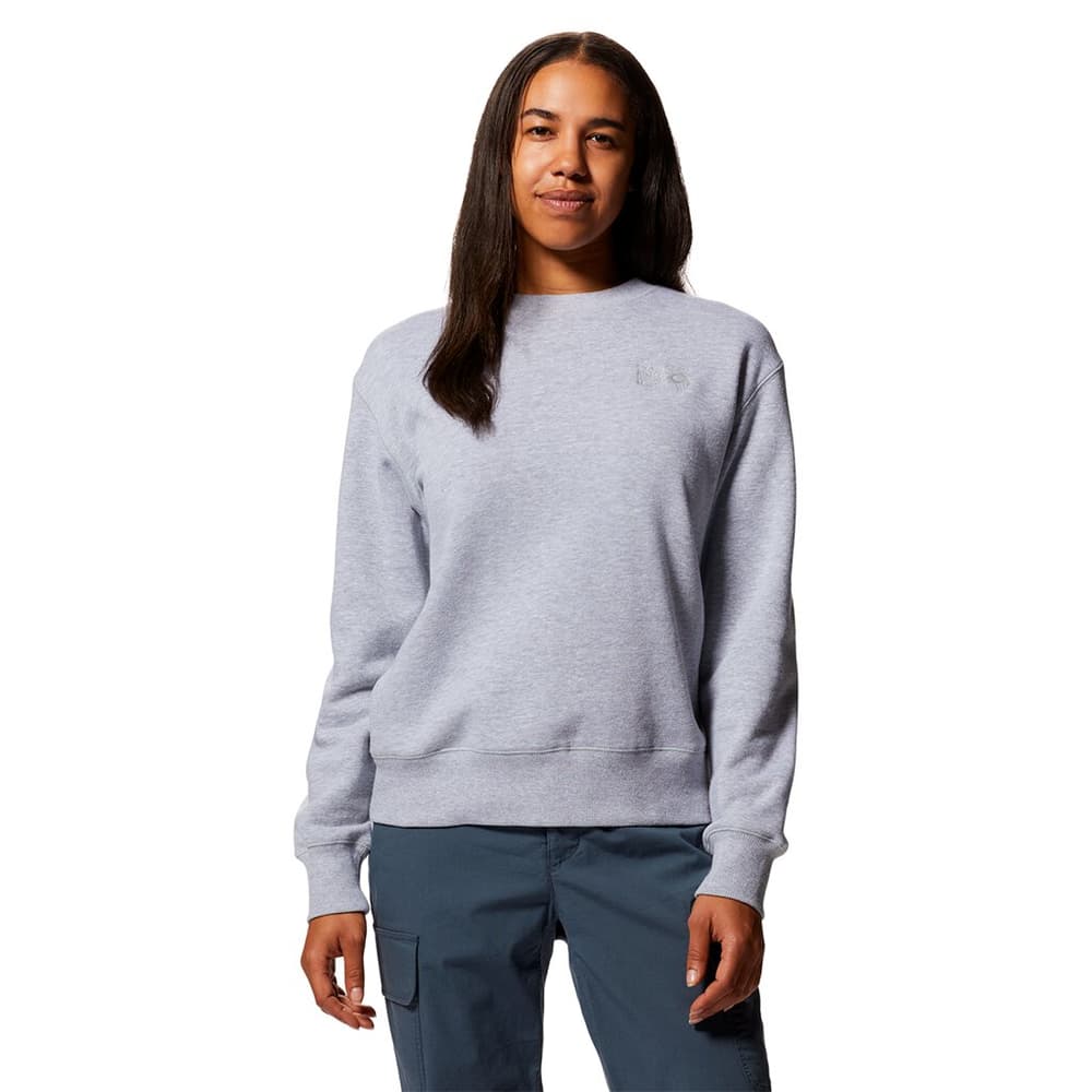 W MHW Logo Pullover Crew Pull-over MOUNTAIN HARDWEAR 468809000281 Taille XS Couleur gris claire Photo no. 1