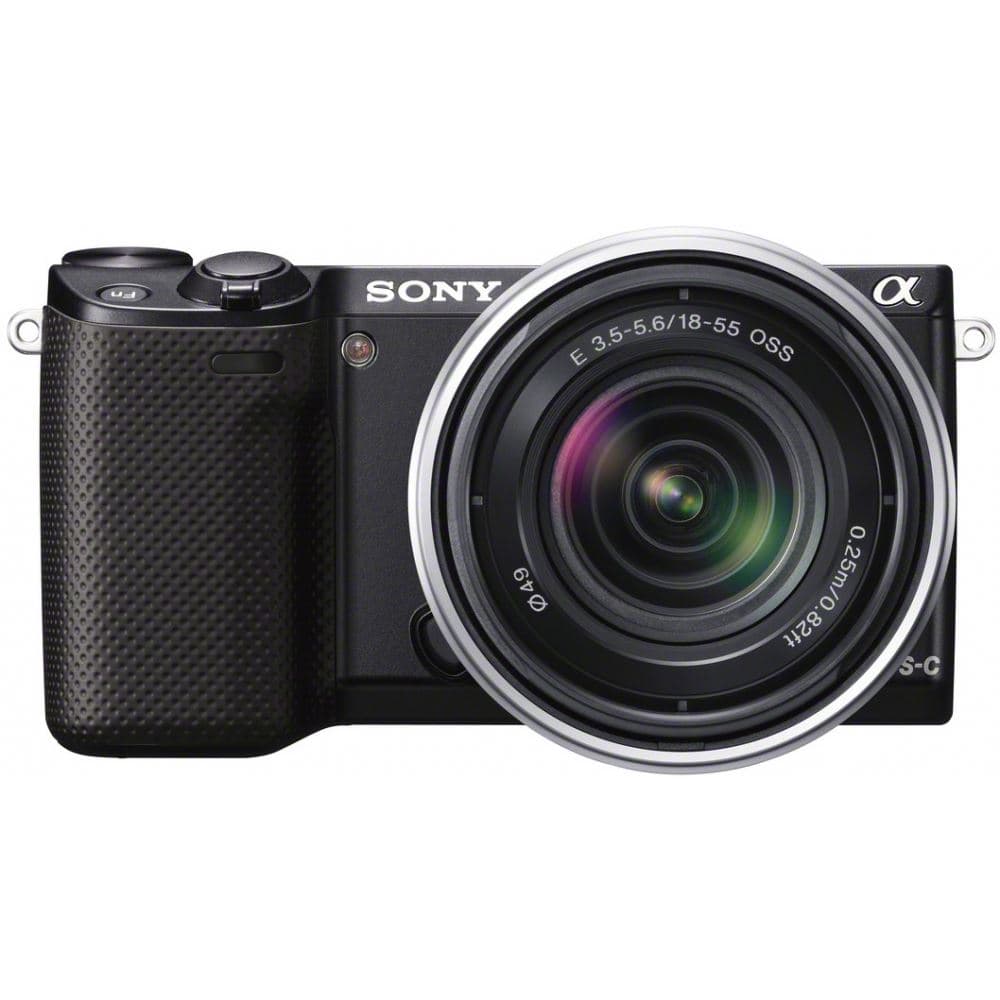 NEX-5R Set 18-55mm schwarz Systemkamera Systemkamera Kit Sony 79338060000012 Bild Nr. 1