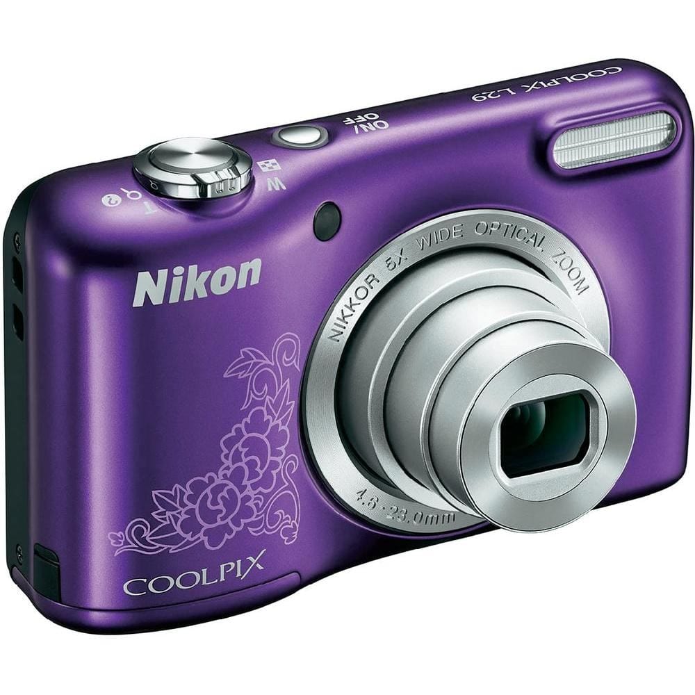 Nikon Coolpix L29, Violett mit Muster Nikon 95110024780014 Bild Nr. 1