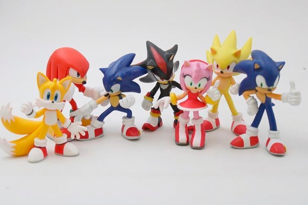 Set di figure di Sonic (7 figure) Merch Comansi 785302427757 N. figura 1