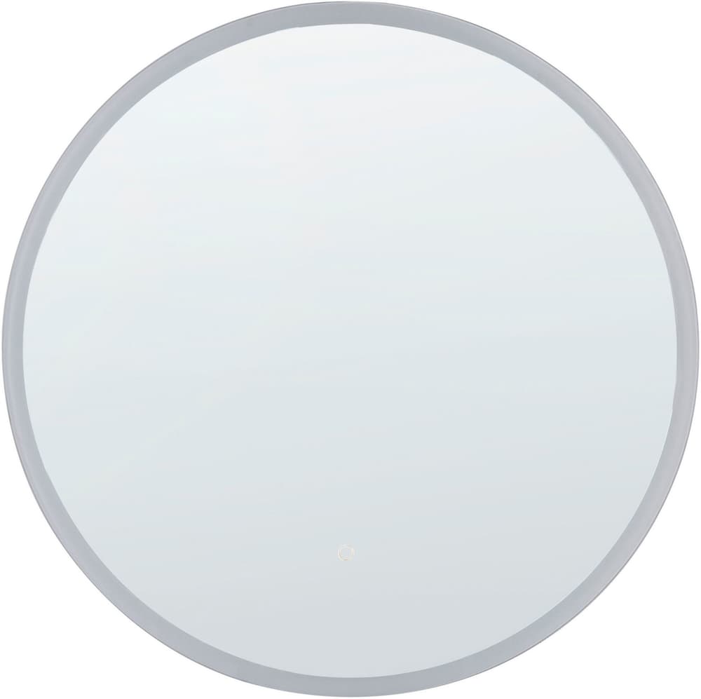 Specchio da parete LED argento ø 79 cm DEAUVILLE Specchio da bagno Beliani 615188800000 N. figura 1