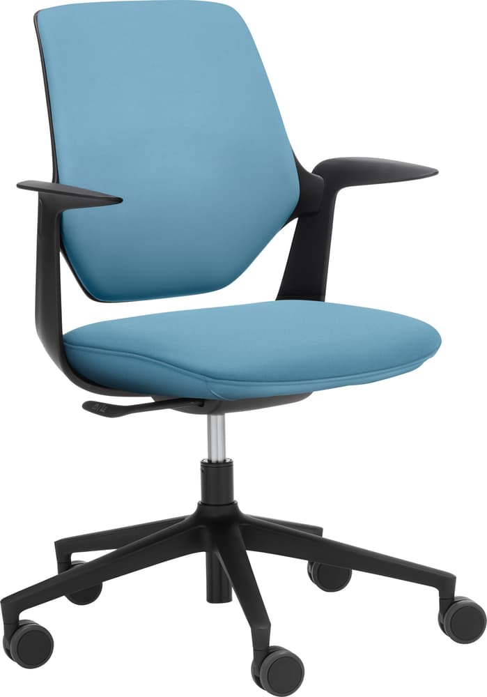 TRILLO Pro Chaise de bureau 401513300040 Dimensions L: 68.0 cm x P: 42.0 cm x H: 88.0 cm Couleur Bleu Photo no. 1