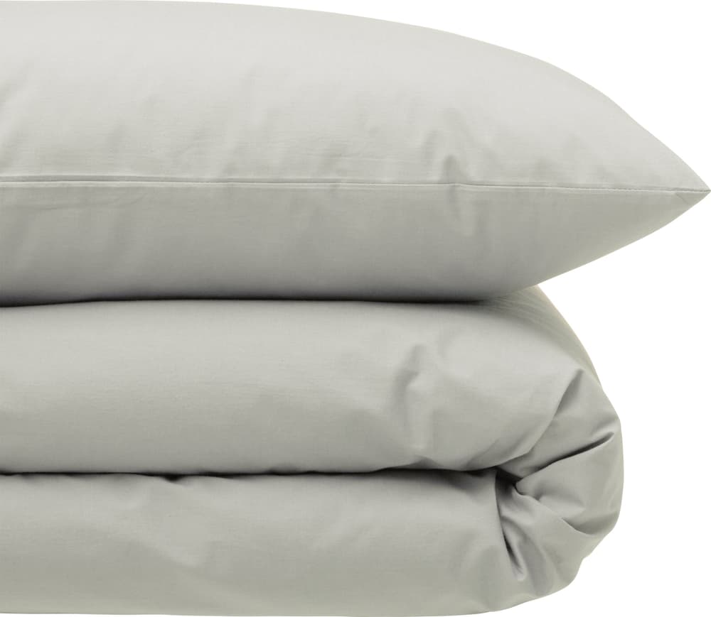 NEO Housse de couette en percale 451324312304 Dimensions Fourre de duvet - 160 x 210 cm Couleur Mineral gray Photo no. 1