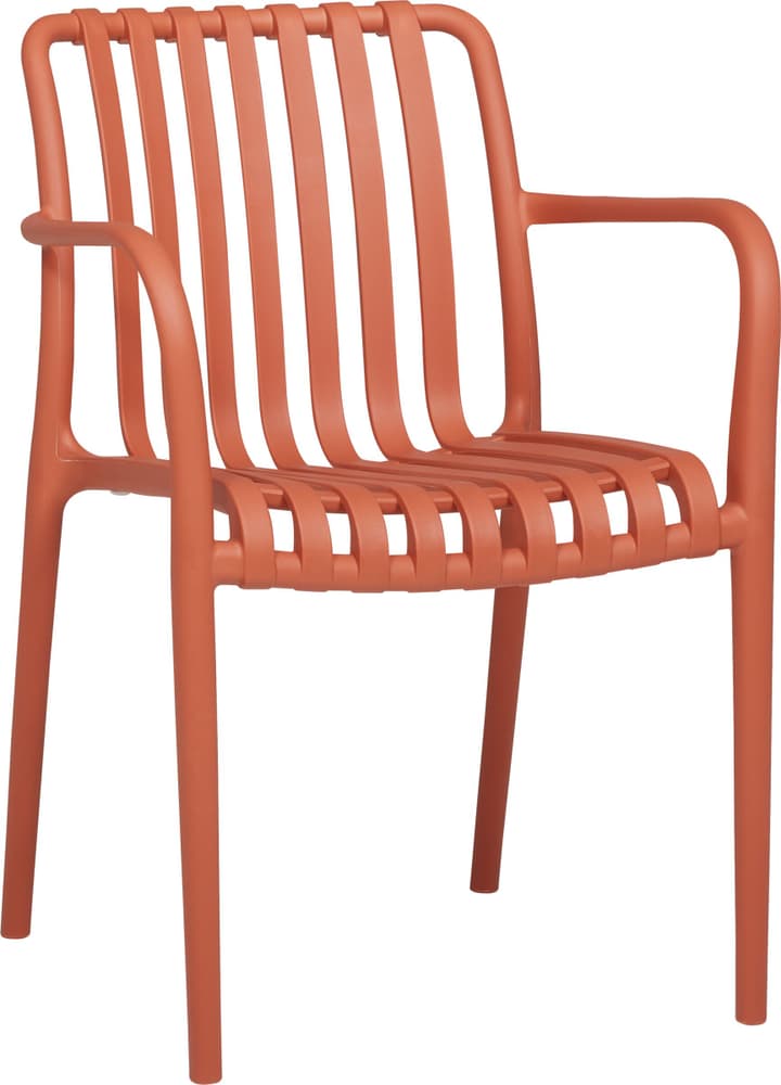 JAKARTA Chaise JAKARTA Chaise 408115900056 Dimensions L: 56.0 cm x P: 42.0 cm x H: 81.0 cm Couleur Orange rust Photo no. 1