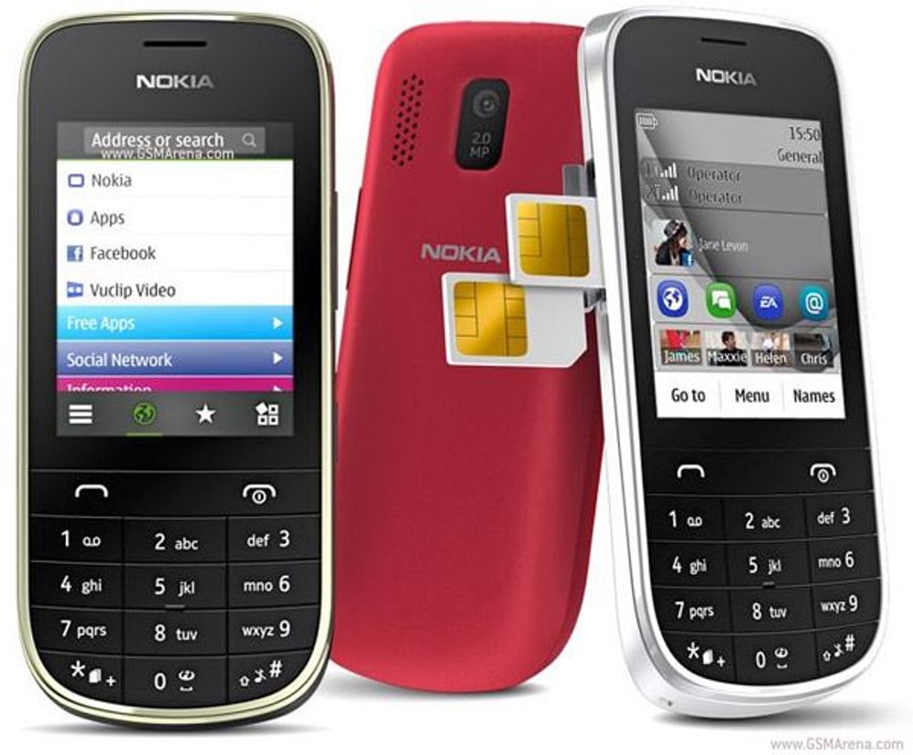Nokia Asha 202 black Nokia 79456550000013 Bild Nr. 1