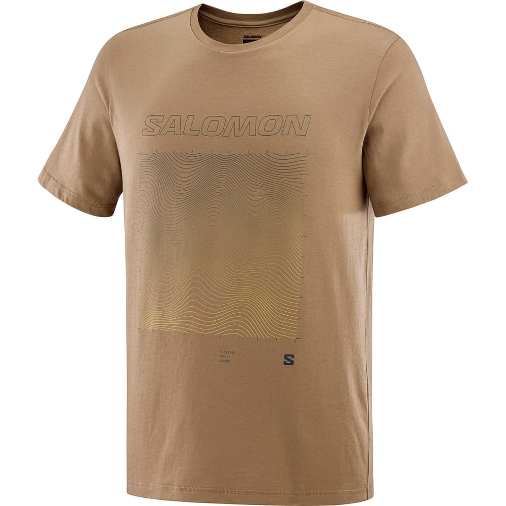 Graphic T-shirt Salomon 468435400377 Taille S Couleur bourbe Photo no. 1