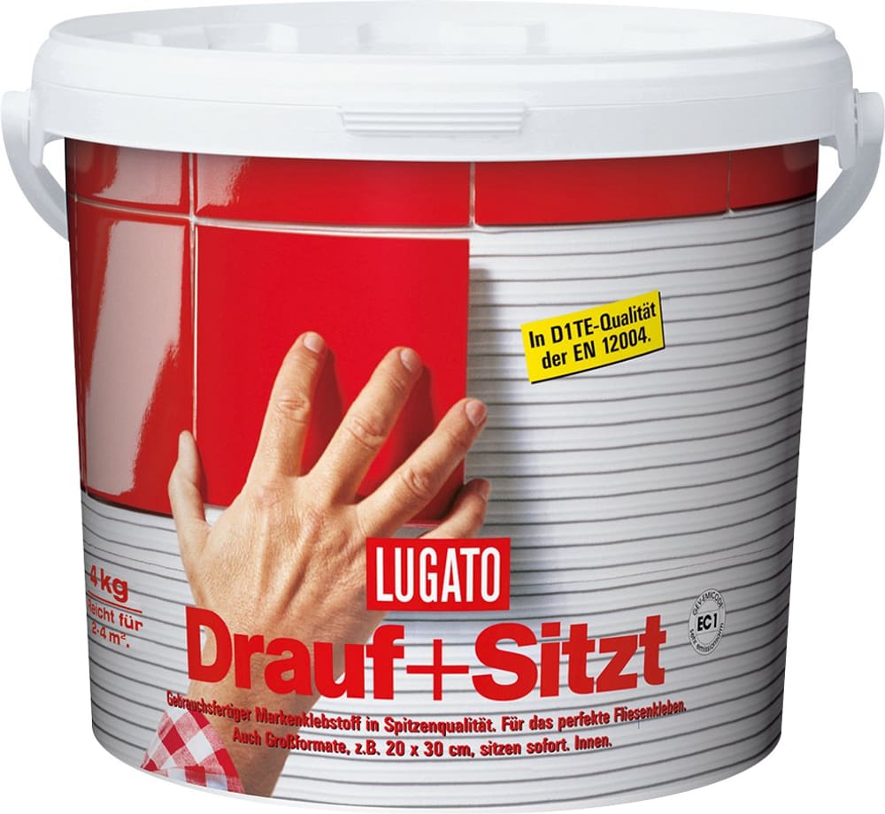 Drauf+Sitzt Fliesenklebstoff 1 kg Klebstoff Lugato 676071500000 Bild Nr. 1