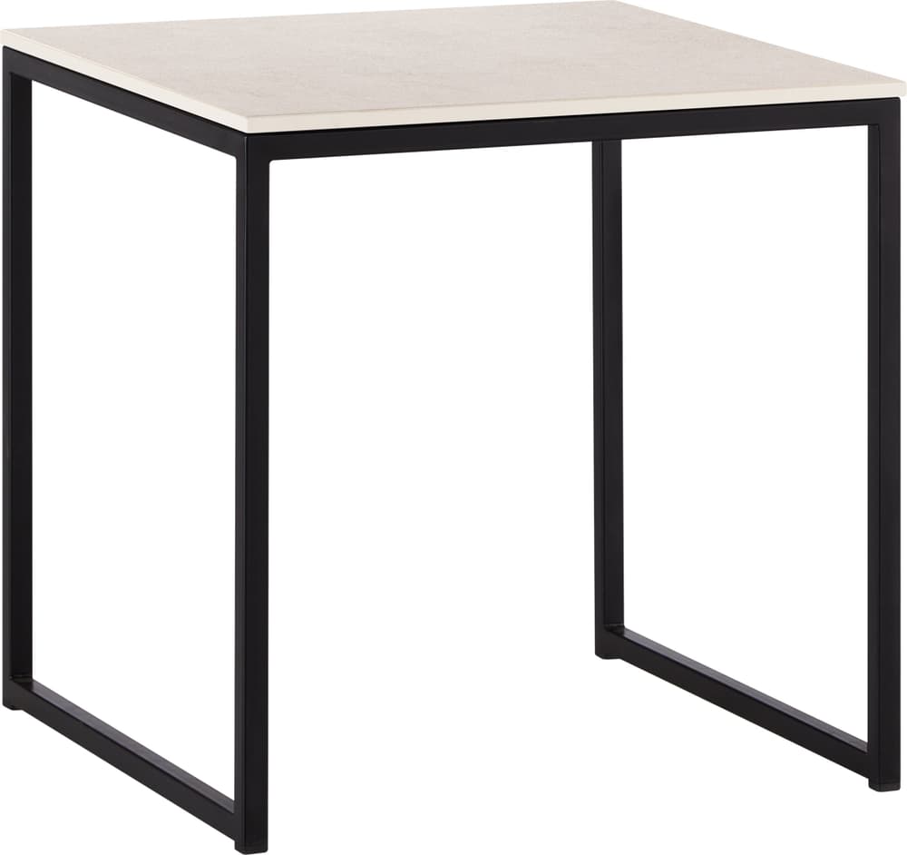 AVEA Table d'appoint 402176200000 Dimensions L: 40.0 cm x P: 40.0 cm x H: 40.8 cm Couleur Lunar / noir Photo no. 1