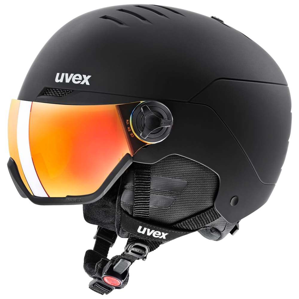 wanted visor Skihelm Uvex 494842854020 Grösse 54-58 Farbe schwarz Bild-Nr. 1