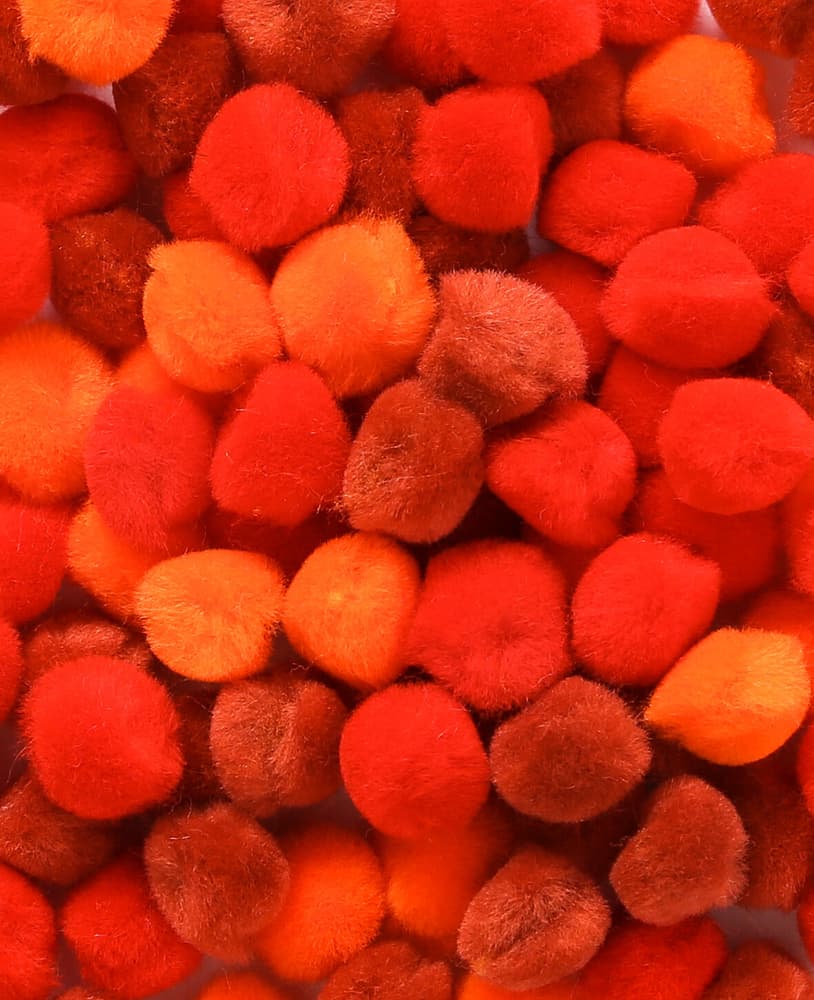 Pompons, Filzkugeln in verschiedenen Farben (Pompon, palline di feltro) Pompon 669051300000 N. figura 1