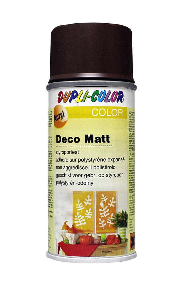 Vernice spray deco opaco Air Brush Set Dupli-Color 664810023001 Colore Marrone cioccolato N. figura 1