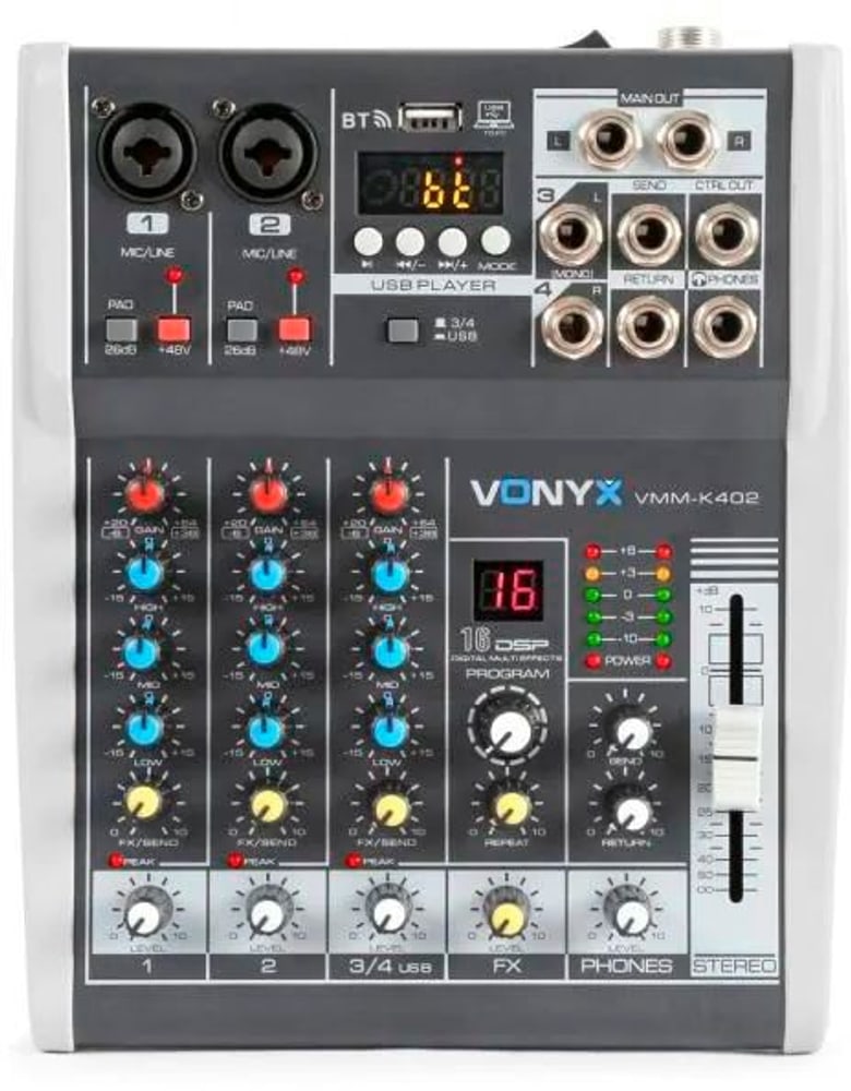 VMM-K402 DJ Controller VONYX 785300171115 Bild Nr. 1